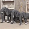 Bambole di peluche per bambini Peluche di simulazione Elefante per bambini Regalo di compleanno di Natale 231031