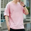 Camas de camisetas masculinas Men t-shirt Mangas curtas Tops Hip Hop High Street Tees Opendes Mens Casal Masculino Black White Grey Streetwear