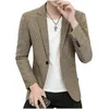 Męskie garnitury Blazers mody KOREK KOREBALOWY PRAWDA Casual Jacket Man Man Business Office Speisure Party Blazer Men Erkek