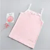 T Shirts Summer Tank Tops For Girls Cartoon Underwear Young Teens in Lingerie Cotton Sport Top Children Undershirts 3st Lot 230331