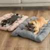 Canis canetas tapete para animais de estimação multifuncional dobrável cama para cães esteira para gatos sofá cama inverno multiuso acessórios para cães 231101