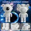 Other Event Party Supplies Kids Star DIY Projector Night Light with Remote Control 360 Adjustable Design Astronaut Nebula Galaxy Lighting for Children 231101