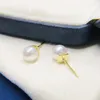 Pendientes MADALENA SARARA S925 Plata Esterlina Cuadrados Mujer Hechos A Mano Con Perlas De Agua Dulce