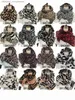 Scarves Thick Cashmere Scarf For Women Leopard Print Tippet Pashmina Shl And Wr Design Luxury Brand Blanket Stole Bufanda EcharpeL231101