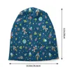 베레모 우주 우주 공간 낙서 보닛 팜므 스트리트 니트 모자 남성 여성 가을 ​​겨울 따뜻한 우주 우주 우주 우주선 비니 모자