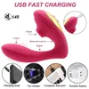 Giocattolo del sesso Massaggiatore Massaggiatore per adulti 2 in 1 Vibratore per succhiare il clitoride per le donne Ventosa per clitoride Stimolatore del vuoto Ricarica USB Dildo Merci Adulti