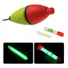 2 pièces/lot flotteur de pêche lumineux EVA Long éclairage de nuit Vertical flotteurs de pêche Bobber pour la pêche à la carpe basse 10g 20g 30g FishingFishing Float