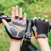 Rowerowe rękawiczki rowerowe rękawiczki rowerowe rowerowe rękawiczki na pół palca Women Mitten Oddychający przeciwpoślizgowe rowerowe rękawice rowerowe rękawiczki fitness Rękawiczki treningowe 231101