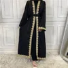 Etniska kläder eid mubarak djellaba femme muslim öppen abaya kvinnor ramadan kimono kaftan dubai kalkon klänning jalabiya islamisk mantel klänning