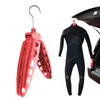 Travel Wetsuit Hanger Fast Dry Folding Vented Hanger Folding Vented Hanger For Surfing And Scuba Diving Wet Suits Surfing Suit SwimmingPool Accessories