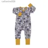 Overalls Bodys Für Kleinkinder Mädchen Nachtwäsche Strampler Neugeborenen Jungen Langarm Pyjama Baumwolle Kleidung Einteilige Baby Overalls 0 Bis 24 MonateL231101