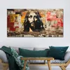 Canvas Poster Photo Print Geometric Jesus Christ Picture Painting for Office Room Wall Decor