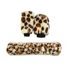 Steering Wheel Covers 3PCS Universal 38cm Car Handbrake Gear Shift Cover Leopard Print Interior Accessories