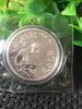 Chinese Shanghai Mint Ag 999 1oz Arts 1992 year panda silver Coin