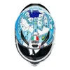 AGV Full Helmets Herr- och kvinnors motorcykelhjälmar K1 Full Face Motorcykel Hjälmförsäljning - Rossi Winter Test Extra Small Wn -Yypr