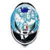 AGV Casques Intégraux Casques de moto pour hommes et femmes Casque de moto intégral K1 VENTE - TEST D'HIVER ROSSI 2017 EXTRA PETIT WN-2191