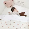 Sleeping Bags Korean Cute Cartoon Bear Tiger Comfort Bean Quilt Soft Cotton Kindergarten Kids Children Quilt 70x100cm 231031