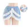 Ani Anime Lolita Girl Sweet Plaid Maid Unifrom Cafe Women Cute Ruffle Skirt Outfits Costumes Cosplay cosplay