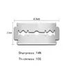 ハワードダブルエッジシェービングブレード5/10/30/50ピースセーフティカミソリの刃ステンレス鋼ストレートレザールブレードシェービングかみそりシェービングアクセサリーズーザーブレード