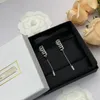 Ohrhänger Designer für Damen Designer-Ohrstecker Diamantohrringe Perle Kronleuchter Versilbert Herz MLU BuchstabenAccessoires Schmuck Ohrringe Orecchini