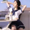 Ani Japanese School Student Sailor Uniform Spicy Pamas Costumes Women Sexig Hot Erotic Linglingies Cosplay