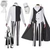 Anime Kostüme Staffel 4 Bungo Stray Dogs Cosplay Nikolai Gogol Anzug Umhang Uniform Sets Halloween Weihnachten Kommen Anime ClothesL231101