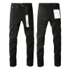 المصمم جينز جينز للرجال للرجال سروال جينز جينز الأرجواني ثقب الصيف جودة التطريز الأرجواني جان سراونز الجينز الأرجواني 825690175