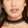 Pendant Necklaces Girls Summer Sexy Hollow Black White Lace Collar Female Party Neck Decor Choker Fashion Jewelry Necklace