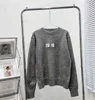 Moda Giyim Tasarımcısı Örme Sökme Sonbahar Kış Lady Sweatshirt Kadınlar için Mektuplar 3 Renk