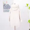 Veste d'hiver en daim pour femme, manteau en laine épais et chaud avec fermeture éclair, pardessus en peau de mouton, vêtements de Style coréen
