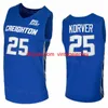 Creighton Bluejays 25 Kyle Korver Jersey Basquete College