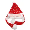 Santa Claus Christmas Hat Plush Moving Ear Halloween Costume Winter Cap Elk Popup Ears Funny Jumping Up 230920