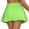 Skirts Womens Dance Party Solid Color High Waist Elastic Waistband Modern Latin Skirt Training Self-Tie Wrap