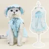 Katzenkostüme 1 Set Beauty Pet Maid Outfit Entzückendes Cosplay Ärmelloses Hundekleid mit Hut