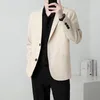 Abiti da uomo 2023 di alta qualità vento maturo leggero moda giacca da uomo bella struttura giovanile maschile business allentato casual versione coreana cappotto sottile