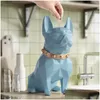 Articles de nouveauté Articles de nouveauté Français Bldog Tirelire Boîte Piggy Figurine Décorations Pour La Maison Support De Rangement Jouet Enfant Cadeau Argent Chien Pour Enfant Dhx4C