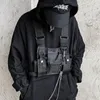 Школьные сумки Techwear Функциональная тактическая сумка для снаряжения Мужская уличная одежда в стиле хип-хоп Прохладный слинг-пакет в стиле милитари Soulder Waist Повседневная парусиновая сумка