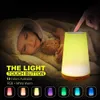 Night Lights 13 Color Touch Night Light Remote Control Night Lamp USB Dimmable RGB Room Bedside Lamps Kid Bedroom Table Lamp Decoration P230331