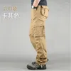 Pantalons pour hommes Cargo Hommes Pantalons de survêtement pour hommes Joggers Pantalons Sweat Multi Pocket Wide Leg