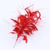 1 Pcs Customzied Turkey Goose Feather 25-30cm Natural Tail Feather for Party Headdress Decoration Flower Colorful