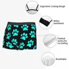 Underpants Print Pattern Aqua Animal Cute Forest Ocean Breathbale Panties Man Underwear Comfortable Shorts Boxer Briefs