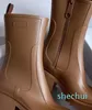 Luxurys Designers Femmes Bottes De Pluie Angleterre Style Waterkle Boot BootiesGGG