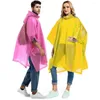 Chubasqueros 2 uds, impermeable reutilizable para mujeres y hombres, ponchos de lluvia con cierre de botones, impermeable, portátil, plegable, con capucha para adultos