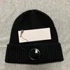 Ccp one lens men caps algodão malha gorros quentes ao ar livre casual inverno à prova de vento chapéus unissex crânio bonés preto