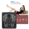 Foot Massager EMS Electric Foot Massager med Controller Mat 6 -lägen Lättar smärta Muskelstimulator Blodcirkulation Fotmassage Maskin 231031