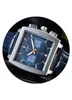 14% korting Watch Watch Zeppeli voor heren heren alle wijzerplaten werk kwarts top luxe chronograaf klokvierkant shell lederen strap montre