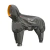 Ropa para perros Productos para mascotas Tira impermeable Impermeable impermeable para ropa Conjunto de dos piezas de lujo Suministros de riego Chaqueta para cachorros Poncho Ropa 231031