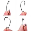 10 st/ box fiskekrok Set Wide Crank Hook Offset Fishhook For Soft Worm Lure Fish Barbed Hook Karp Fishing Hooks Tackle Fishing Fishhooks Sports Entertainment