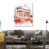 Weltberühmtes Gebäude, Parthenon, Athen, Griechenland, Bleistiftkunst, Leinwanddruck, Bild, modernes Poster für die Wanddekoration im Lesezimmer
