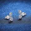 Ladies Stud Smile Stylish High Quality Latest Sterling Silver 925 Moissanite Jewlery for Girl